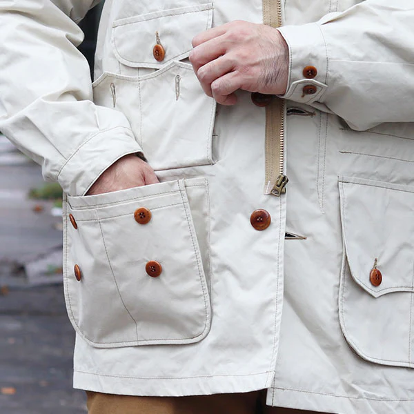 EXPLORER JACKET / OUTDOOR STYLE EXPLORATION CLOTHING / YARN-DYED DESERT IVORY - Image 10