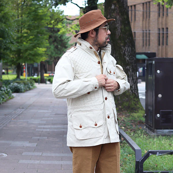 EXPLORER JACKET / OUTDOOR STYLE EXPLORATION CLOTHING / YARN-DYED DESERT IVORY - Image 3