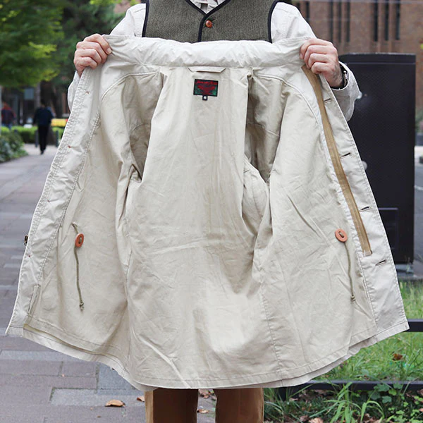 EXPLORER JACKET / OUTDOOR STYLE EXPLORATION CLOTHING / YARN-DYED DESERT IVORY - Image 8