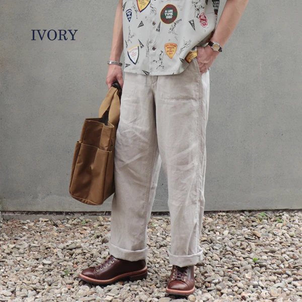 FRENCH WORK PANT LINEN CANVAS - Image 2