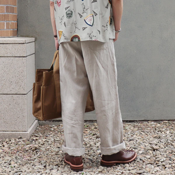 FRENCH WORK PANT LINEN CANVAS - Image 4