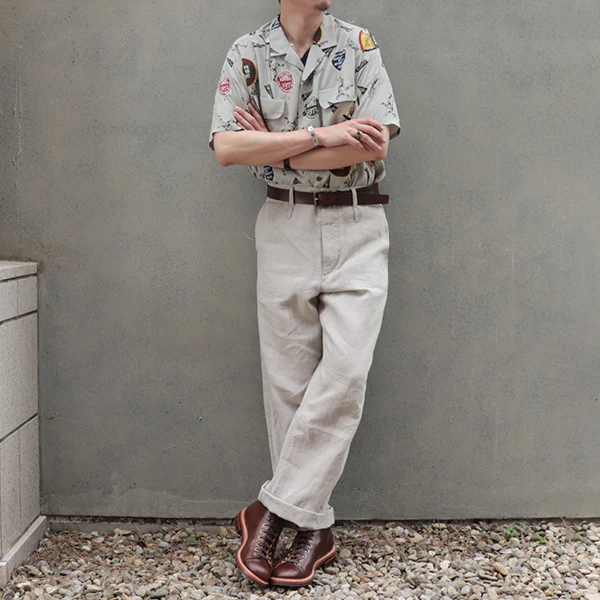 FRENCH WORK PANT LINEN CANVAS - Image 7