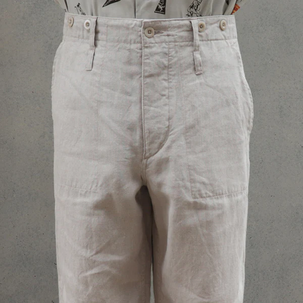 FRENCH WORK PANT LINEN CANVAS - Image 9