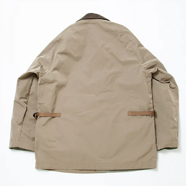 GALE HUNTER COAT / HIGH DENSITY ESTER GABARDINE / BEIGE KHAKI - Image 13