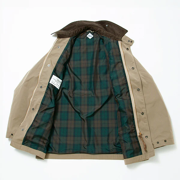 GALE HUNTER COAT / HIGH DENSITY ESTER GABARDINE / BEIGE KHAKI - Image 15