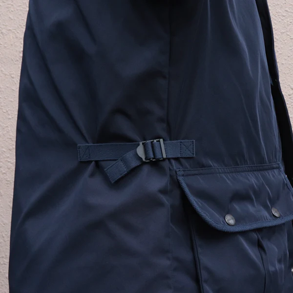 GALE HUNTER COAT / HIGH DENSITY ESTER GABARDINE / NAVY - Image 10