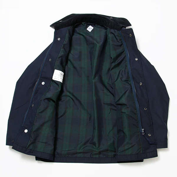 GALE HUNTER COAT / HIGH DENSITY ESTER GABARDINE / NAVY - Image 14