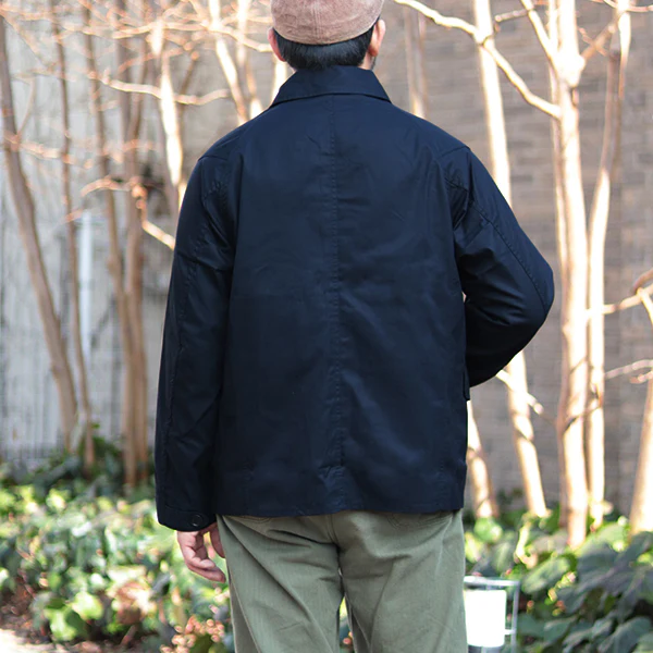 GAME JACKET / HIGH DENSITY COTTON GABARDINE / MIDNIGHT NAVY - Image 4
