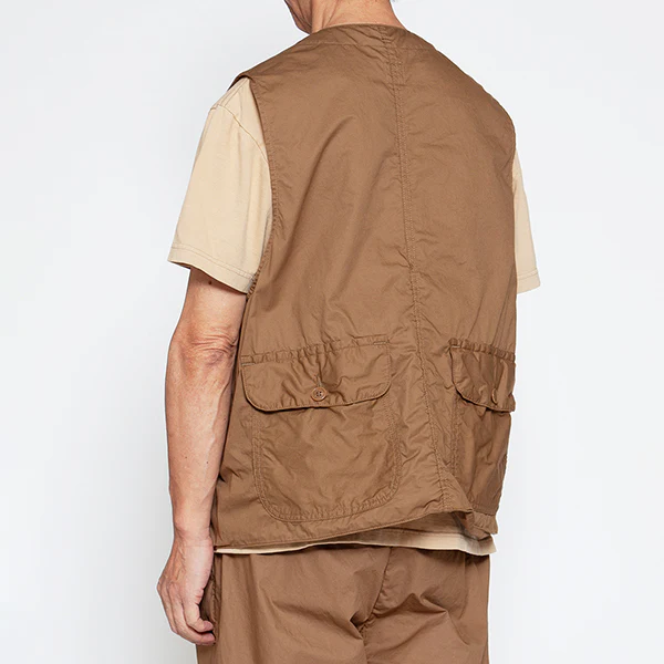 GAME VEST / COTTON TWILL LIGHT / KHAKI - Image 2
