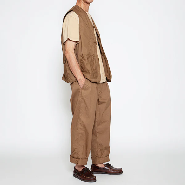 GAME VEST / COTTON TWILL LIGHT / KHAKI - Image 3