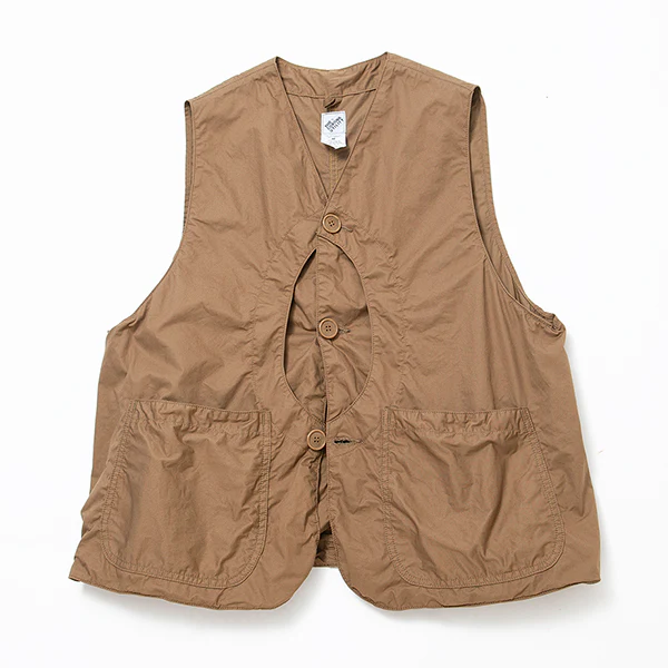 GAME VEST / COTTON TWILL LIGHT / KHAKI - Image 5