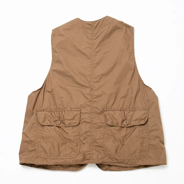 GAME VEST / COTTON TWILL LIGHT / KHAKI - Image 6
