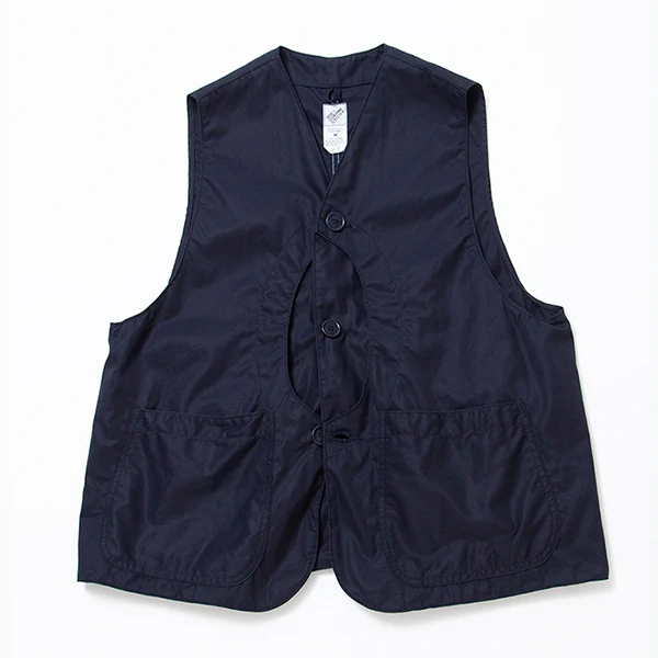 GAME VEST / HIGH DENSITY COTTON GABARDINE / MIDNIGHT NAVY - Image 12