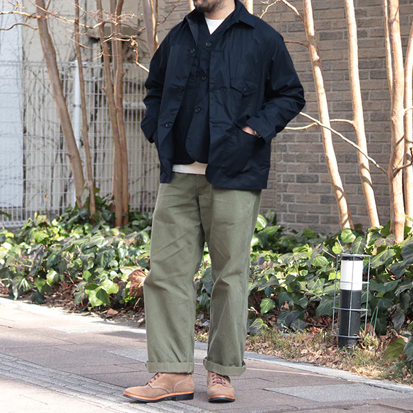 GAME VEST / HIGH DENSITY COTTON GABARDINE / MIDNIGHT NAVY - Image 7