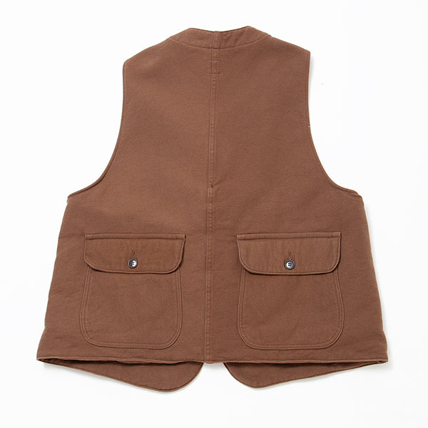 SALE / GAME VEST / HUNTING DOBBY CLOTH / BROWN - Image 3