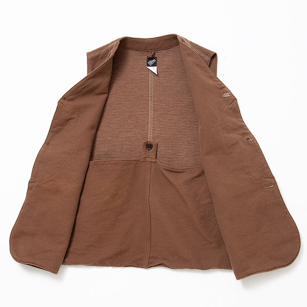 SALE / GAME VEST / HUNTING DOBBY CLOTH / BROWN - Image 4