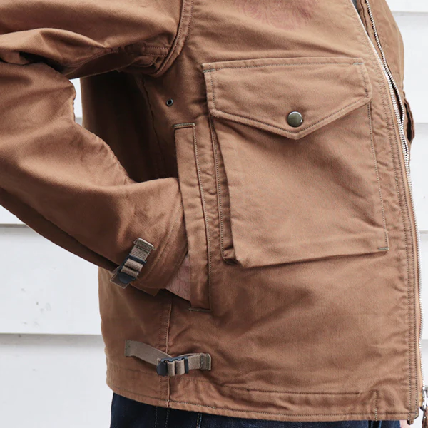 S-8 AVIATORS JACKET / GILMORE OIL CUSTOM MODEL / SEPIA BROWN - Image 15