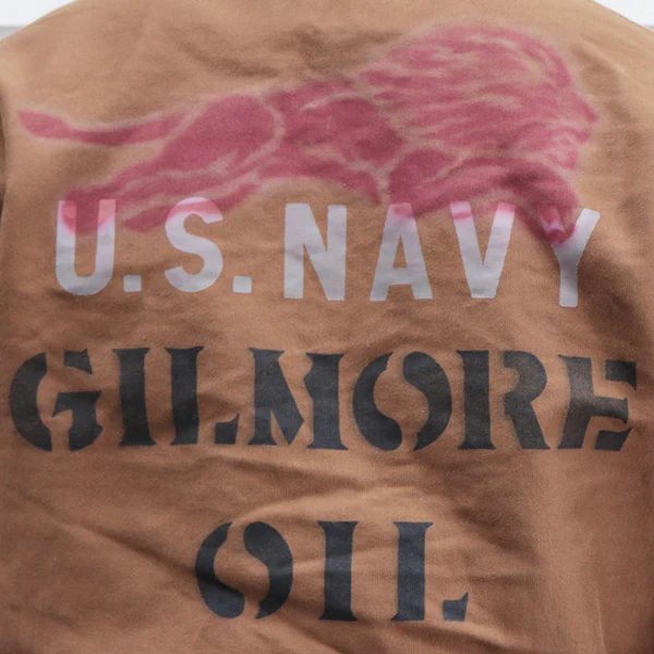 S-8 AVIATORS JACKET / GILMORE OIL CUSTOM MODEL / SEPIA BROWN - Image 19