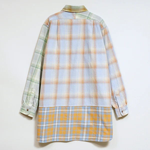 GRANDPA SHIRT CRAZY PATTERN / CHECK - Image 2