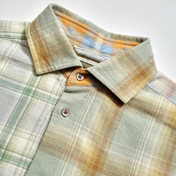 GRANDPA SHIRT CRAZY PATTERN / CHECK - Image 3