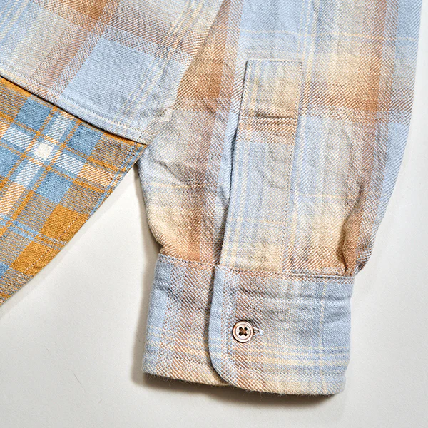 GRANDPA SHIRT CRAZY PATTERN / CHECK - Image 8