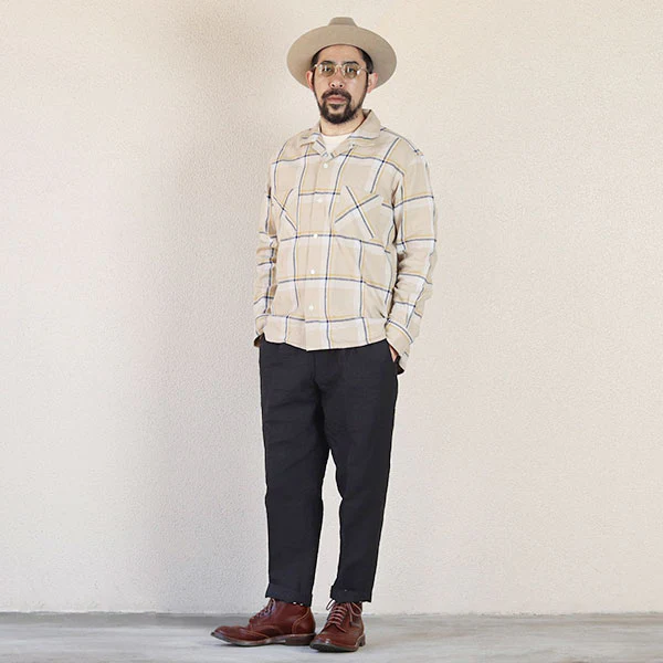 GULF STREAM PANT / JAPANESE PAPER × LINEN - Image 12