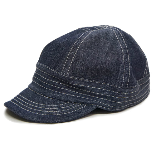 GUTHRIE CAP / 1920s ~ STYLE WORK CAP / 10oz INDIGO DENIM