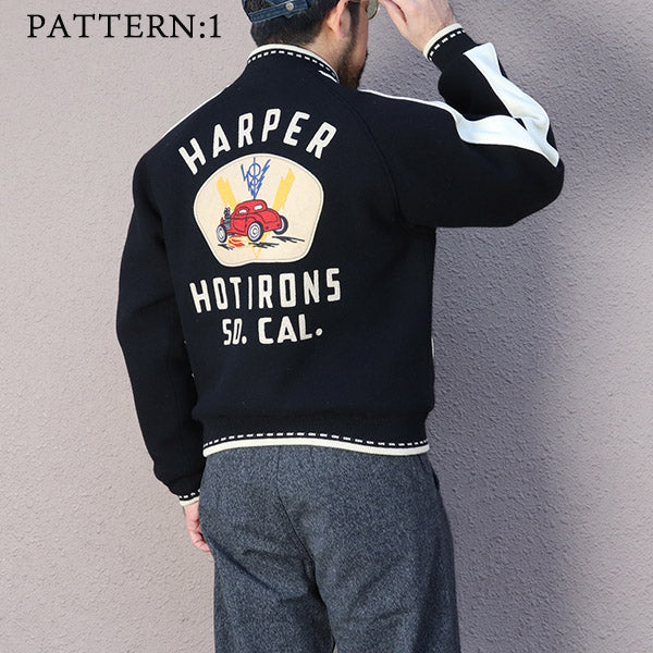 HARPER HOT IRONS / SPEED BUG CUSTOM MODEL / 1940-1950s STYLE CAR CLUB JACKET