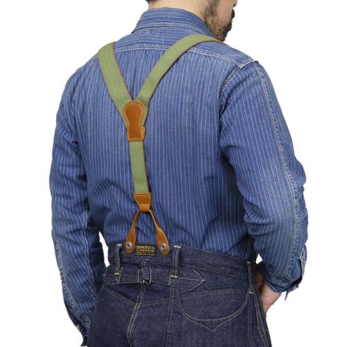 HEAVY STRONGHOLD SUSPENDER / LATE 1800 - EARLY 1900s STYLE SUSPENDERS - Image 8