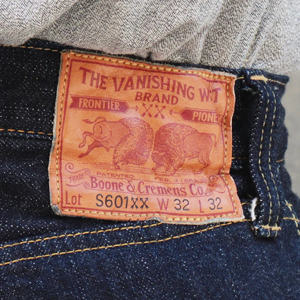 IN THE SECOND HALF OF 1945 WORLD WAR II MODEL / 5 POCKET JEANS / 14oz INDIGO DENIM / ONE WASH MODEL - Image 10