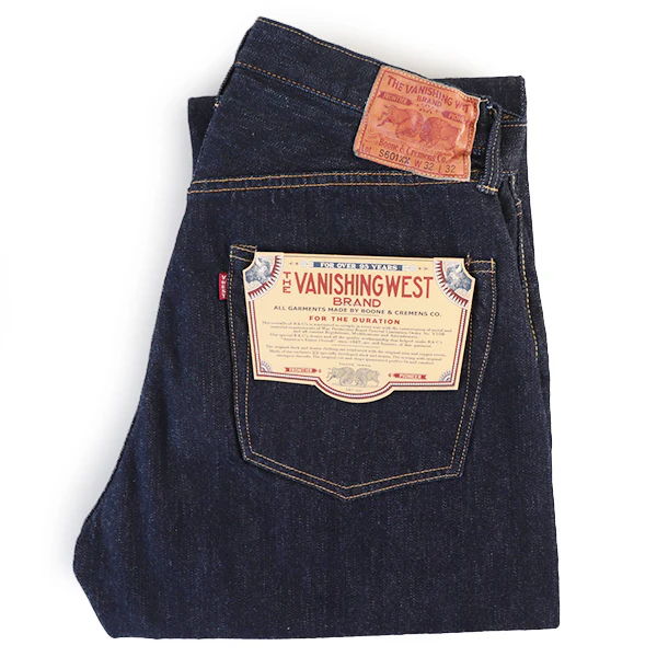 IN THE SECOND HALF OF 1945 WORLD WAR II MODEL / 5 POCKET JEANS / 14oz INDIGO DENIM / ONE WASH MODEL - Image 17