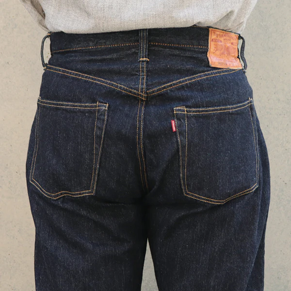 IN THE SECOND HALF OF 1945 WORLD WAR II MODEL / 5 POCKET JEANS / 14oz INDIGO DENIM / ONE WASH MODEL - Image 8