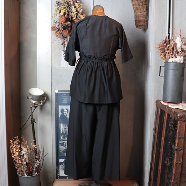 INDIAN CACHE COEUR BLOUSE / BLACK - Image 5
