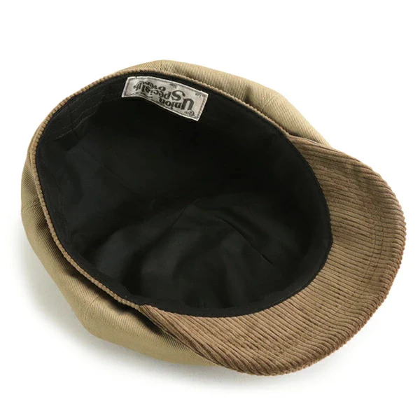 JAM BUSTER 8 PANELS CAP / HEAVY DRILL × HEAVY CORDUROY / BEIGE - Image 5