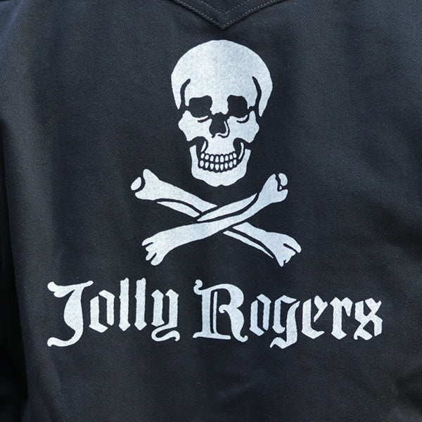 JOLLY ROGERS CV17 / U.S. NAVY UTILITY SHIRT CUSTOM MODEL / DARK NAVY - Image 7