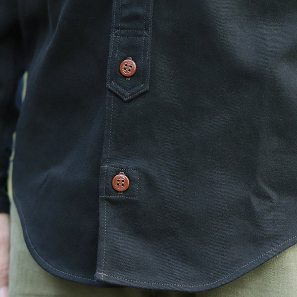 JOLLY ROGERS CV17 / U.S. NAVY UTILITY SHIRT CUSTOM MODEL / DARK NAVY - Image 9