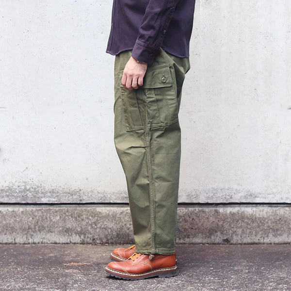 JUNGLE FATIGUES / SULFIDE DYED MILITARY BACK SATIN / OLIVE - Image 2