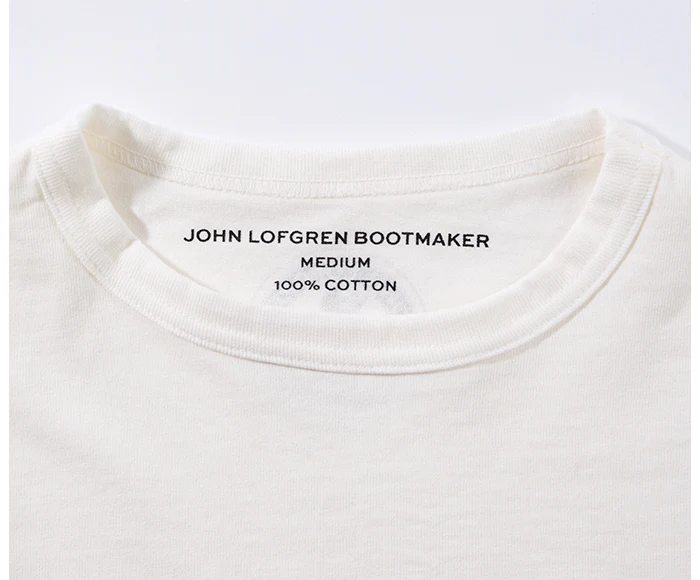 JLB T-SHIRT / ENGINEER BOOTS / OFF WHITE - Image 3