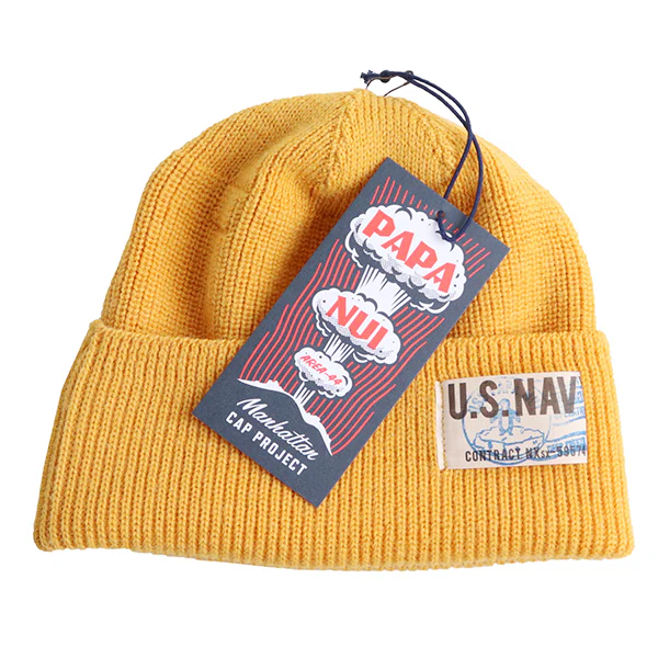 GENERAL ISSUE WATCH CAP / OPERATION DEEP FREEZE EDITION / POLAR YELLOW - Image 9
