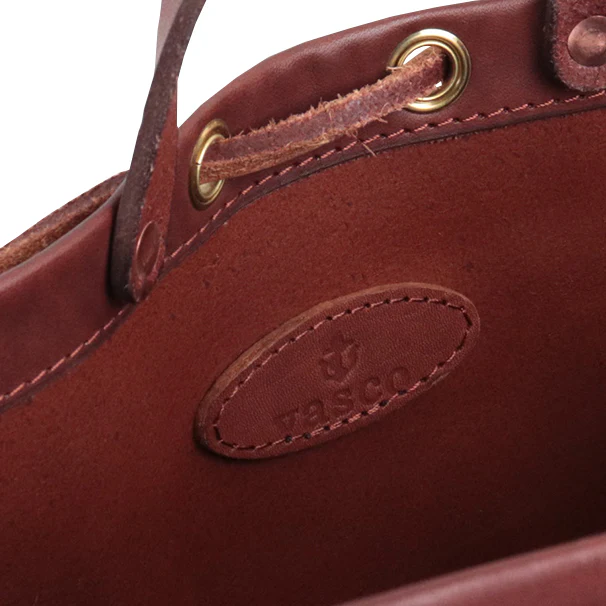 LEATHER MAILMAN PURSE BAG / MEDIUM SIZE / CALFSKIN CAMEL - Image 10