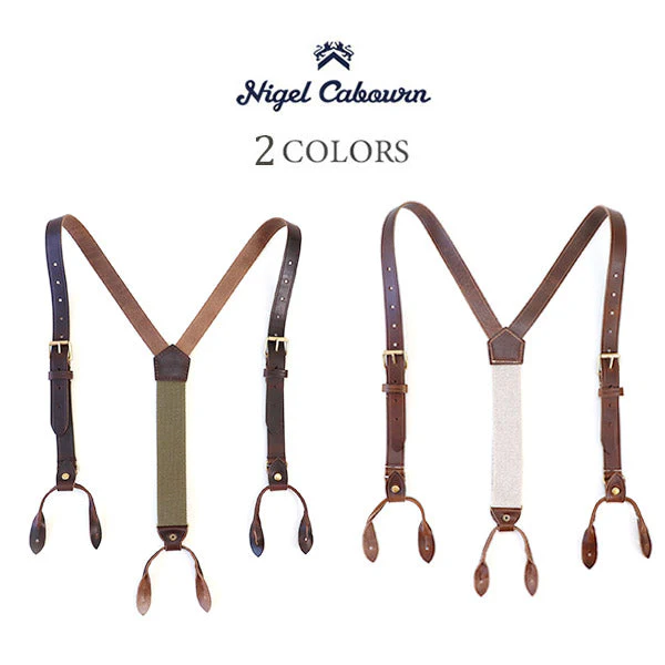 LEATHER SUSPENDER / PEAT LABEL