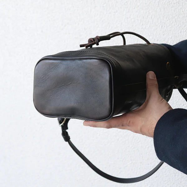 LEATHER WANDER PURSE BAG SMALL / BLACK - Image 15