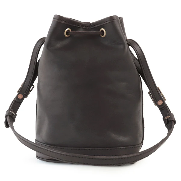LEATHER WANDER PURSE BAG SMALL / BLACK - Image 4