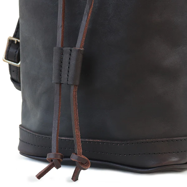 LEATHER WANDER PURSE BAG SMALL / BLACK - Image 8