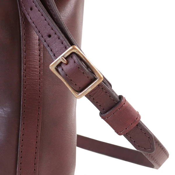 LEATHER WANDER PURSE BAG SMALL / BROWN - Image 10