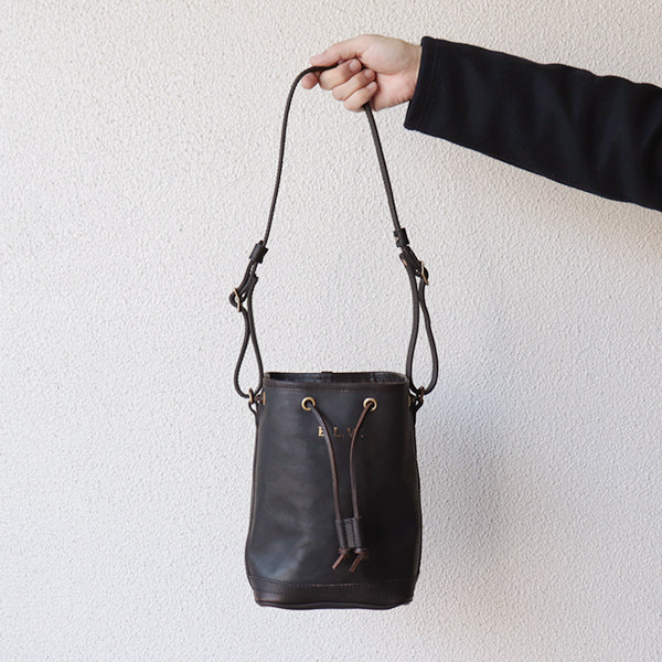LEATHER WANDER PURSE BAG SMALL / BROWN - Image 11