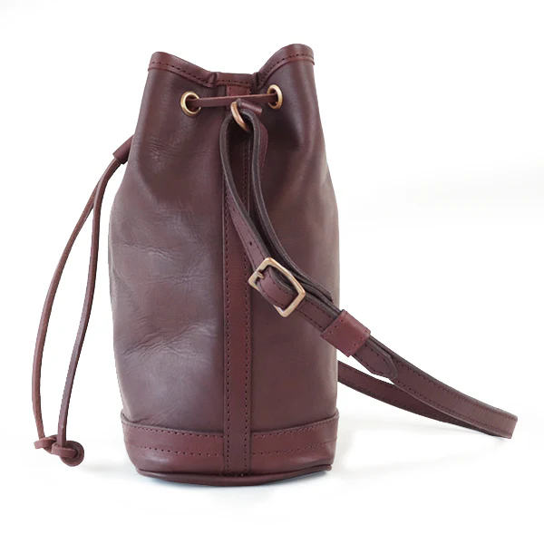 LEATHER WANDER PURSE BAG SMALL / BROWN - Image 3