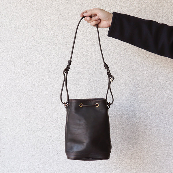 LEATHER WANDER PURSE BAG SMALL / OLIVE - Image 11