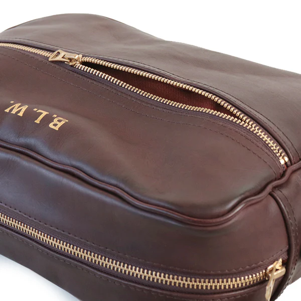 LEATHER WANDER SHOULDER BAG / BROWN VINTAGE FINISH - Image 5