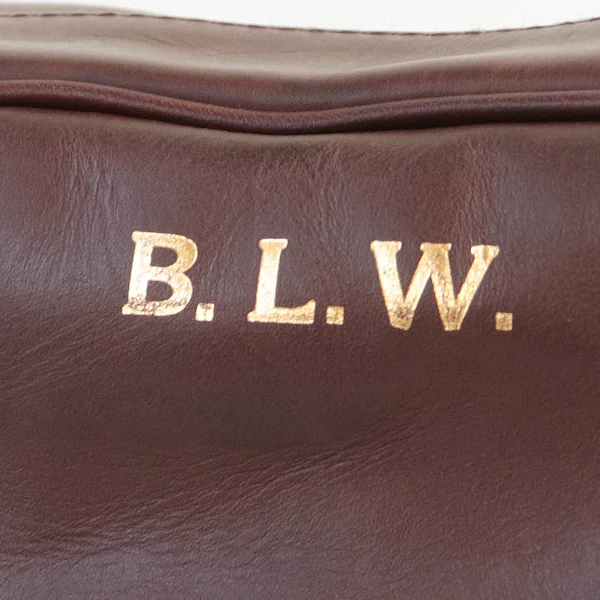 LEATHER WANDER SHOULDER BAG / BROWN VINTAGE FINISH - Image 7